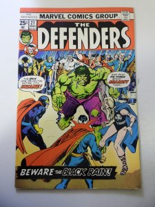 The Defenders #21 (1975) VF Condition