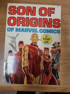 Sons of Origins of Marvel Comics by Stan Lee Softcover 1974 VF-