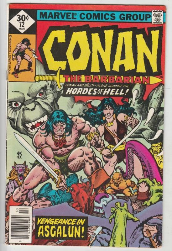 Conan the Barbarian #72 (Mar-77) NM- High-Grade Conan the Barbarian