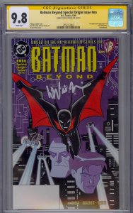Batman Beyond Special Origin Issue 1999 DC Comics CGC 9.8 SS Signed Will Friedle