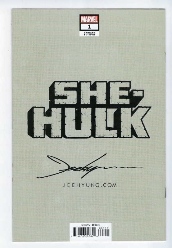 INCREDIBLE SHE-HULK #1 (2022) JEEHYUNG LEE VIRGIN MARVEL AVENGERS