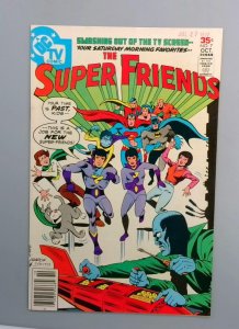Super Friends 7 VF+ 1st Wonder Twins DC Comics 1977
