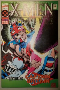 X-Men Archives Featuring Captain Britain #7 of 7 Marvel Comics Jan 1996 (VF)