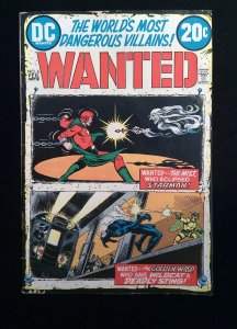 Wanted  the World's Most Dangerous Villains #6  DC Comics 1973 FN- 