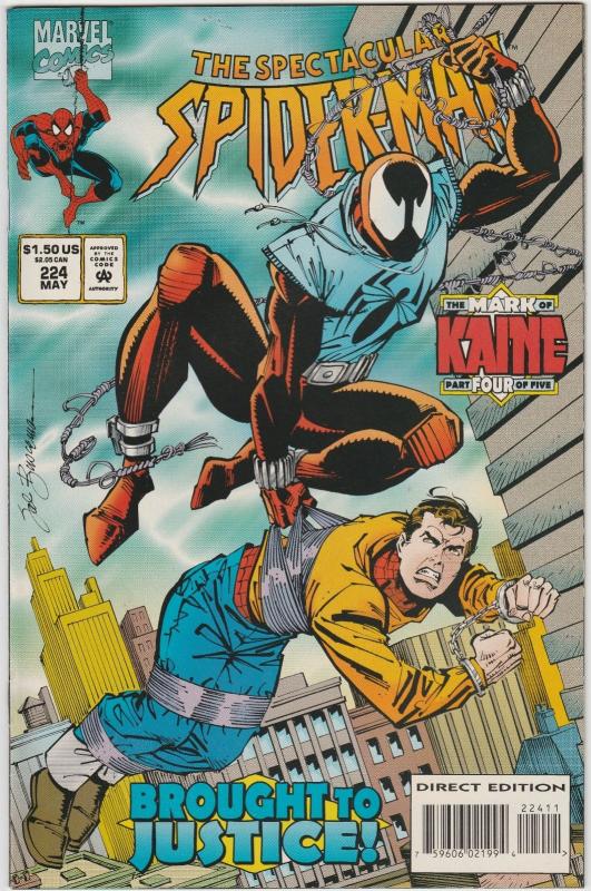 5 The Spectacular Spider-Man Marvel Comic Books # 207 218 219 223 224 DC2