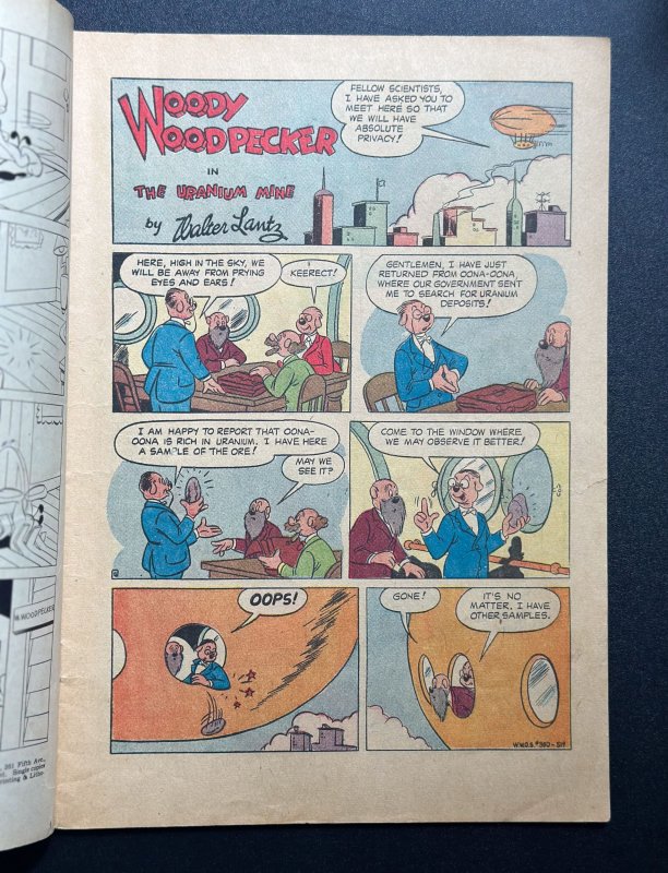 Four Color Woody Woodpecker #350 (1951) Golden Age 10 Cent - GD+