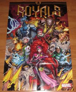 Royals Folded Promo Poster - Inhumans / Marvel (24 x 36) - New!