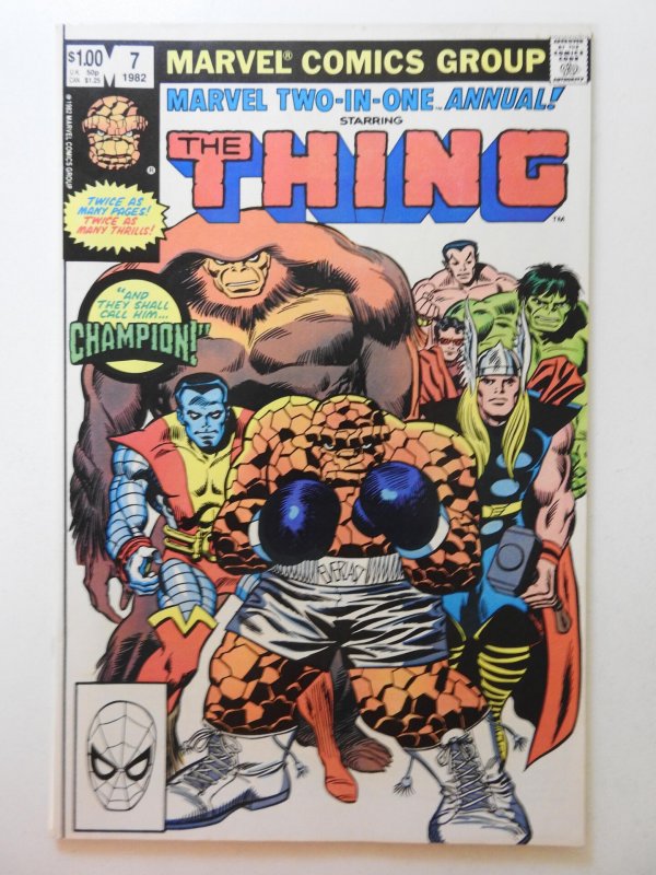 Marvel Two-in-One Annual #7 (1982) A Mortimer Favorite!! VF+ Condition!