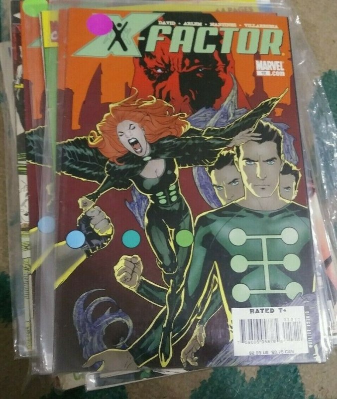 X-Factor  lot  #  10 11 12 2006 marvel peter david xmen maddrox polaris mutants 