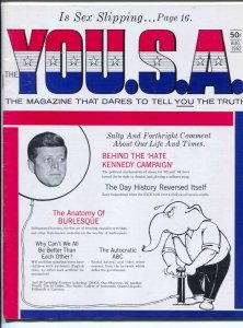 YOU.S.A. #1 8/1962 1st issue-The Magazine That Dares To Tell you The Truth-JF...