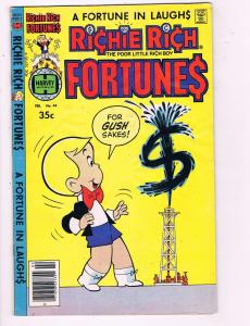 Richie Rich Fortunes #44 VF Harvey World Comic Book DE7