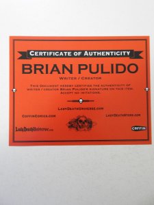 Lady Death: Oblivion Kiss Incentive Edition (2016) NM Condition! Signed W/ COA!