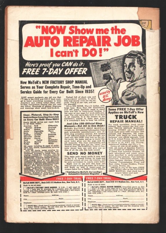 Gene Autry #10  1943 - Fawcett  -G/VG - Comic Book