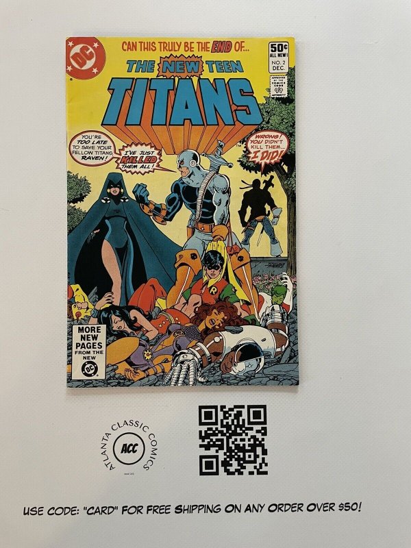 New Teen Titans # 2 NM- DC Comic Book 1st Deathstroke Appearance Batman 10 J884