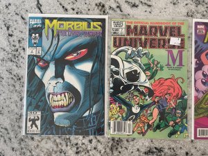 3 Marvel Comics Man-Thing 4 + Marvel Universe 7 + Morbius Vampire 2 NM 52 J807