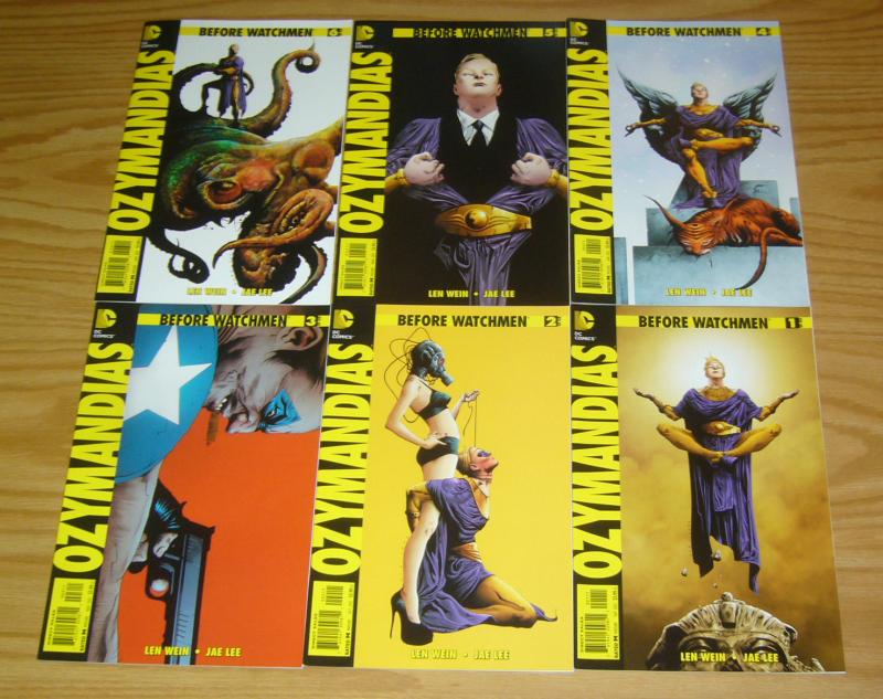 Before Watchmen: Ozymandias #1-6 VF/NM complete series - jae lee 2 3 4 5 set lot