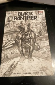 Black Panther # 1Alex Ross Sketch 2nd Print Marvel 2022