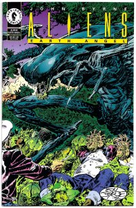 ALIENS: EARTH ANGEL #1 (1994) 9.0 VF/NM  All John Byrne!  Overrun by ALIENS!