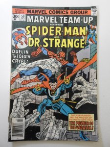 Marvel Team-Up #50 VG Condition moisture stain