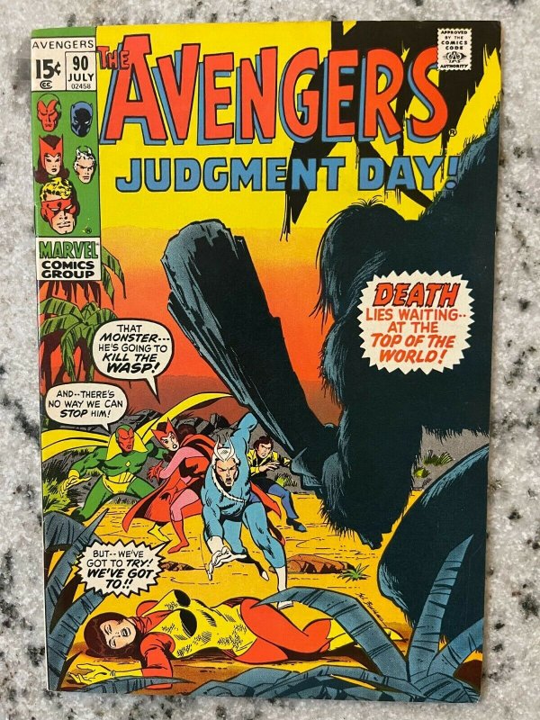 Avengers # 90 NM Marvel Comic Book Black Panther Iron Man Captain America RD1