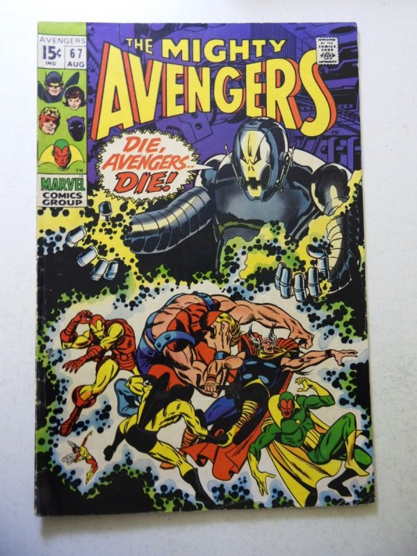 The Avengers #67 (1969) FN- Condition