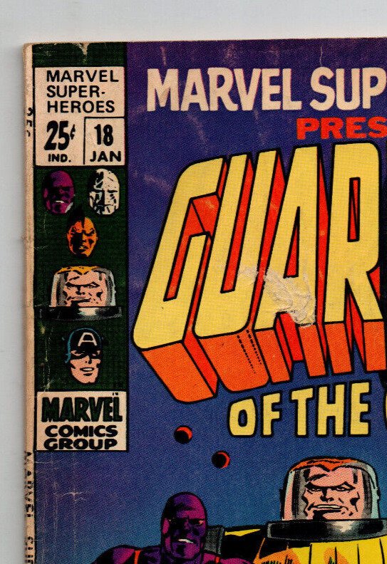 Marvel Super-Heroes #18 - 1st appearance Guardians of the Galaxy - KEY -1969- VG