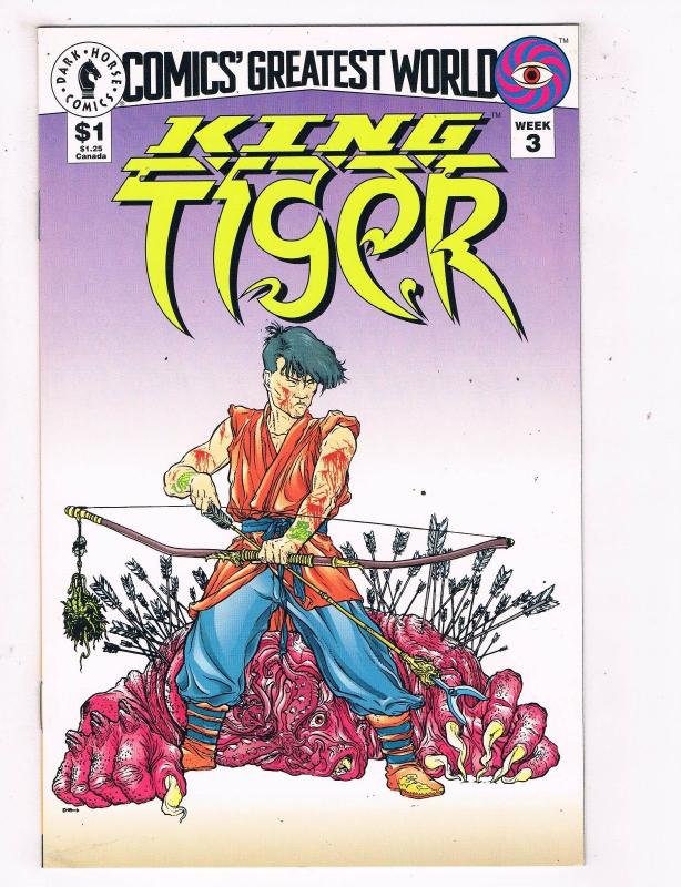 Comics Greatest World: King Tiger #3 VF/NM Dark Horse Comic Book 1993 DE43  TW14