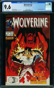 Wolverine #13 (1989) CGC 9.6 NM+