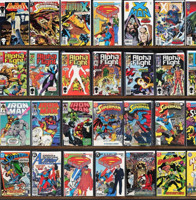 Huge Lot 120+ Comics with Alpha Flight, Iron Man, Cable, X-Men 2099 & More!