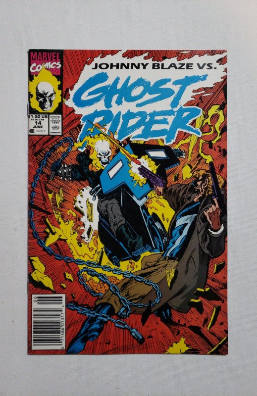 Ghost Rider #14 Newsstand Edition (1991)