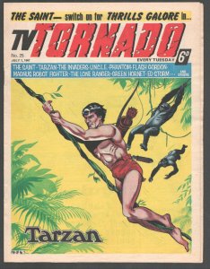 TV Tornado #25 1967-British-Man From UNCLE-Phantom-Saint-Tarzan-Superman-Lone...