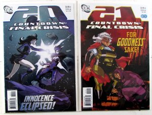 Countdown to Final Crisis Lot 2 #20, 21 2008 DC Mary Marvel Comic Books