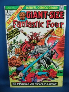 GIANT SIZE FANTASTIC FOUR 3 VF+ 1974