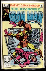 Iron Man #168 Direct Edition (1983) Iron Man
