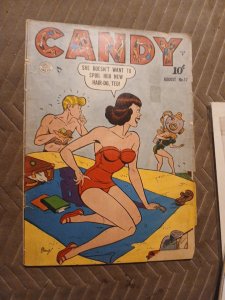 Candy #17 (Quality Comics Group Aug. 1950) - Good Girl Art Cover - Golden Age!