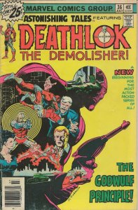 Astonishing Tales #36 ORIGINAL Vintage 1976 Marvel Comics Deathlok