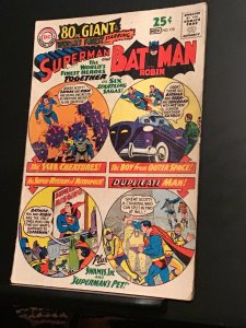 World's Finest Comics #170 (1967) giant size key issue! Mid-grade FN