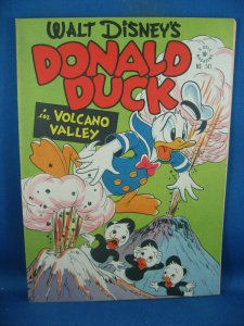 FOUR COLOR 147 DONALD DUCK VF NM VOLCANO VALLEY BARKS WOW! 1947 FILE