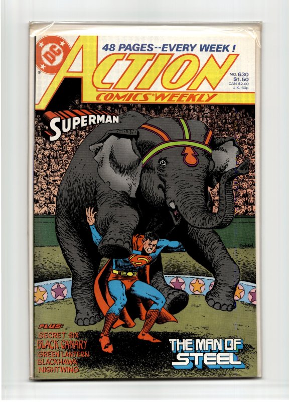 Action Comics Weekly #630 (1988) Superman
