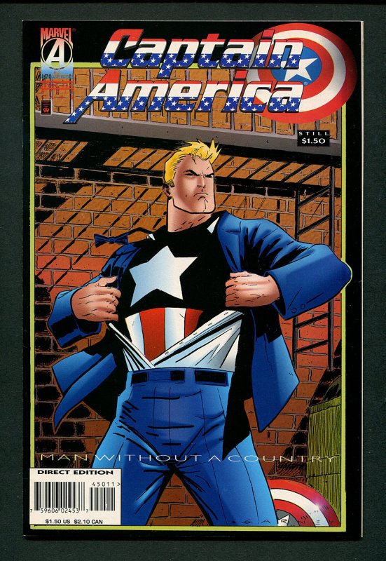 Captain America #450 - #453 SET (VFN-NM) Final Story Arc / 1st Series 1968
