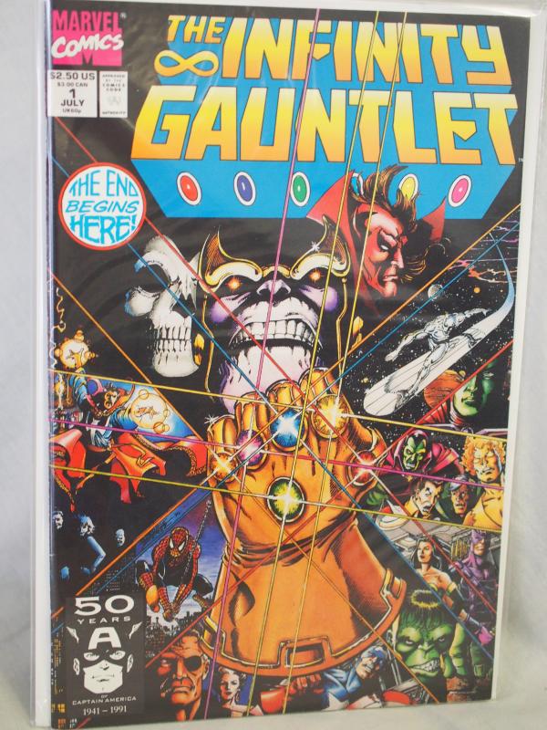 The Infinity Gauntlet #1 in  VF/NM condition. Unread copy! 1991