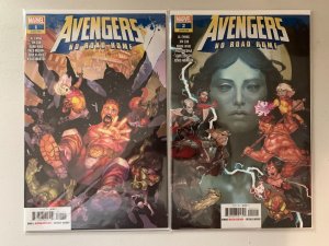 AVENGERS - NO WAY HOME #1 & #2 NM COMIC RUN LOT - MARVEL 2019 