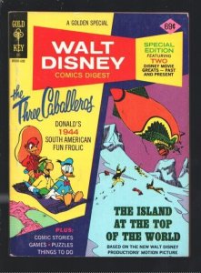 Walt Disney Comic Digest #51 1975-Island At The Top Of The World & Three C...