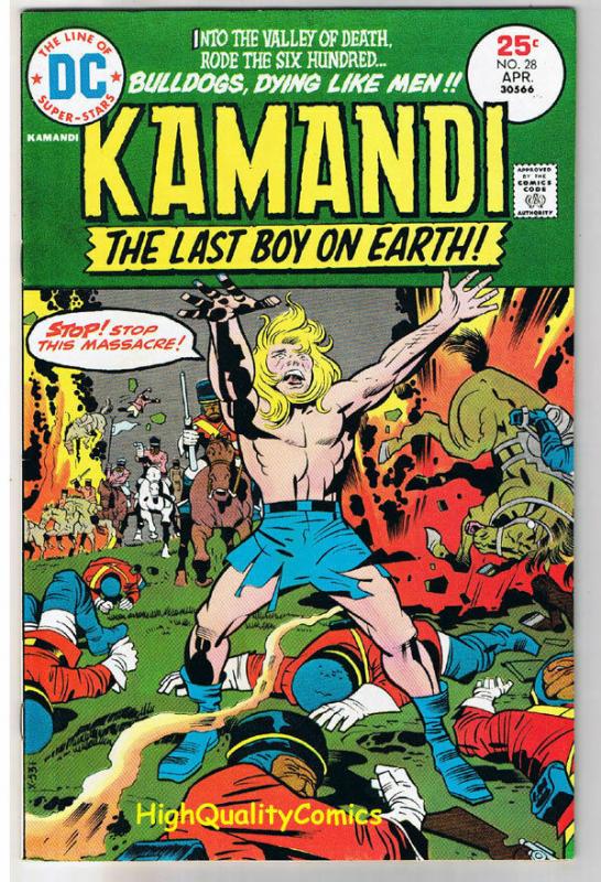 KAMANDI #28, VF+, Jack Kirby, Last Boy on Earth, 1972, more in store