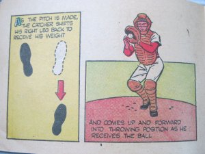 1962 Finer Points of Baseball For Everyone How to Catch Pocket Comic Book