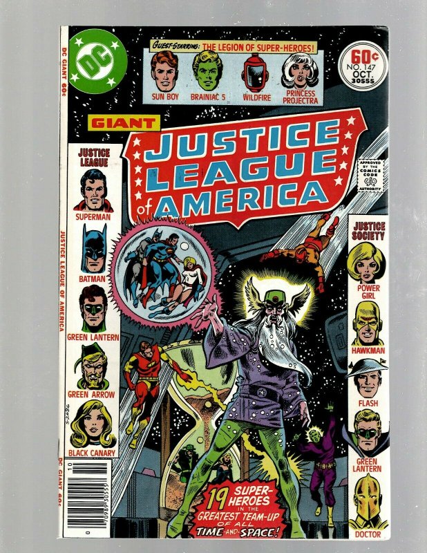 Lot Of 6 Justice League Of America DC Comic Books # 142 143 144 145 146 147 GK34