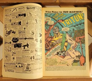 Sub-Mariner #17 & 18 (Marvel 1969) Marie Severin, 1st appearance KORMOK + TRITON 