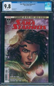 Star Wars Sana Starros #1 CGC 9.8 1st Solo Series Lashley Cover A Marvel 2023