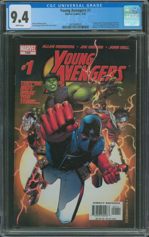 Young Avengers #1 (2005) CGC Graded 9.4 - First Kate Bishop!