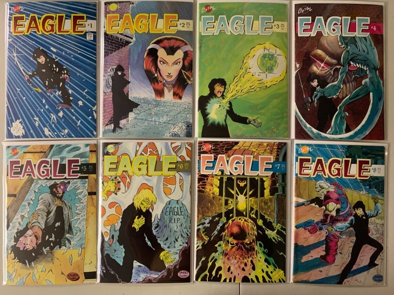 Eagle Crystal/Apple Comics run #1-16 16 diff avg 6.0 (1986-88)